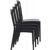 Napoleon Wedding Chair Black ISP044-BLA #5