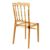 Opera Polycarbonate Dining Chair Transparent Amber ISP061-TAMB #2