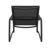 Pacific Club Arm Chair Black Frame with Black Sling ISP232-BLA-BLA #4