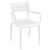 Paris Resin Outdoor Arm Chair White ISP282