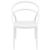 Pia Outdoor Dining Chair White ISP086-WHI #5