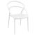 Pia Outdoor Dining Chair White ISP086