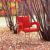 RJ Resin Outdoor Arm Chair Red ISP043-RED #6
