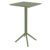 Sky Cross Square Patio Bar Set with 2 Barstools Olive Green ISP1165S-OLG #3