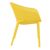 Sky Outdoor Indoor Dining Chair Yellow ISP102-YEL #4