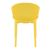 Sky Outdoor Indoor Dining Chair Yellow ISP102-YEL #5