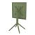 Sky Outdoor Square Folding Table 24 inch Olive Green ISP114-OLG #3