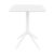Sky Outdoor Square Folding Table 24 inch White ISP114-WHI #2