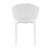 Sky Pro Stacking Outdoor Dining Chair White ISP151-WHI #5