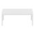 Sky Rectangle Resin Outdoor Coffee Table White ISP104-WHI #2