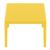 Sky Rectangle Resin Outdoor Coffee Table Yellow ISP104-YEL #3