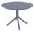 Sky Round Dining Table 42 inch Dark Gray ISP124-DGR #2