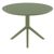 Sky Round Dining Table 42 inch Olive Green ISP124-OLG #2