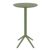 Sky Round Folding Bar Table 24 inch Olive Green ISP122-OLG #2