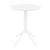 Sky Round Folding Table 24 inch White ISP121-WHI #2