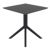 Sky Square Outdoor Dining Table 27 inch Black ISP108-BLA #3