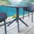 Sky Square Outdoor Dining Table 31 inch Dark Gray ISP106-DGR #4