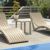 Slim Pool Chaise Sun Lounger Taupe ISP087-DVR #19