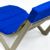 Slim Stacking Pool Lounger Taupe with Pacific Blue Paddings Set of 2 ISP0872C-DVR-CPB #11