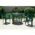 Sunny Resin Round Dining Table 35 inch Green ISP125-GRE #2