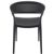 Sunset Outdoor Dining Chair Black ISP088-BLA #2