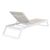 Tropic 3-pc Stacking Chaise Lounge Set White - Taupe ISP7083S-WHI-DVR #6