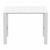 Vegas Outdoor Bar Table 39 inch to 55 inch Extendable White ISP782-WHI #4