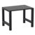 Vegas Victor 5 pc Outdoor Bar Set with 39" to 55" Extendable Table Black ISP7826S-BLA #6