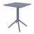 Victor XL Bistro Set with Sky 24" Square Folding Table Dark Gray S253114-DGR #3