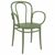 Victor XL Bistro Set with Sky 24" Square Folding Table Olive Green S253114-OLG #2