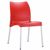 Vita Conversation Set with Sky 24" Side Table Red S049109-RED #2
