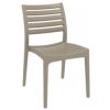 Ares Resin Outdoor Dining Chair Taupe ISP009