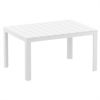 Atlantic Dining Table 55"-83" Extendable White ISP762