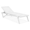 Pacific Stacking Sling Chaise Lounge White - White ISP089
