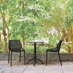 Air Bistro Set with Octopus 24" Round Table Black S014160