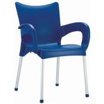 RJ Resin Outdoor Arm Chair Blue ISP043