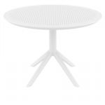 Sky Round Dining Table 42 inch White ISP124