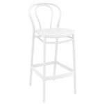 Victor Outdoor Bar Stool White ISP262