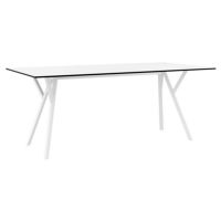 Max Rectangle Table 71 inch White ISP748