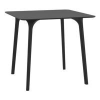 Maya Square Outdoor Dining Table 32 inch Black ISP685