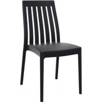 Soho Modern High-Back Dining Chair Black ISP054