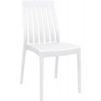 Soho Modern High-Back Dining Chair White ISP054