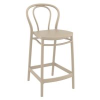 Victor Outdoor Counter Stool Taupe ISP261