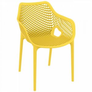 Air XL Outdoor Dining Arm Chair Yellow ISP007-YEL