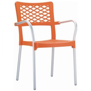 Bella Outdoor Arm Chair Orange ISP040-ORA