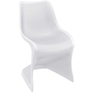 Bloom Contemporary Dining Chair White ISP048-WHI
