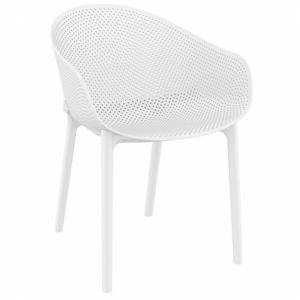 Sky Outdoor Indoor Dining Chair White ISP102