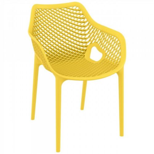 Air XL Outdoor Dining Arm Chair Yellow ISP007-YEL