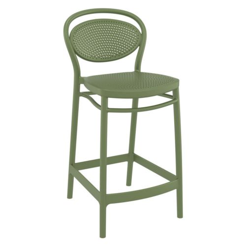 Marcel Outdoor Counter Stool Olive Green ISP268-OLG