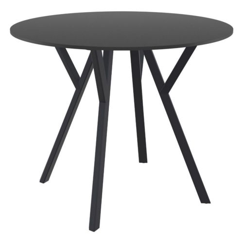Max Round Table 35 inch Black ISP744-BLA